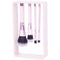 Set 5 bucati, pensule de machiaj cu suport magnetic, Mov deschis